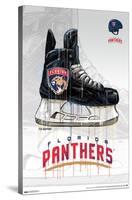 NHL Florida Panthers - Drip Skate 21-Trends International-Stretched Canvas