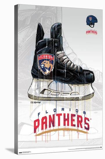 NHL Florida Panthers - Drip Skate 21-Trends International-Stretched Canvas