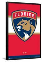 NHL Florida Panthers - Logo 21-Trends International-Framed Poster