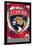 NHL Florida Panthers - Maximalist Logo 23-Trends International-Framed Poster