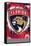 NHL Florida Panthers - Maximalist Logo 23-Trends International-Framed Stretched Canvas