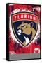 NHL Florida Panthers - Maximalist Logo 23-Trends International-Framed Stretched Canvas
