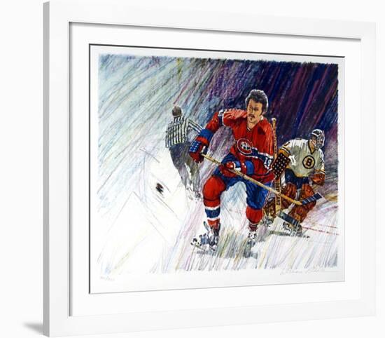 NHL Hockey-William Biddle-Framed Collectable Print