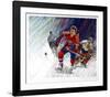 NHL Hockey-William Biddle-Framed Collectable Print