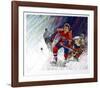 NHL Hockey-William Biddle-Framed Collectable Print