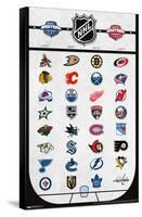 NHL League - Logos 22-Trends International-Stretched Canvas