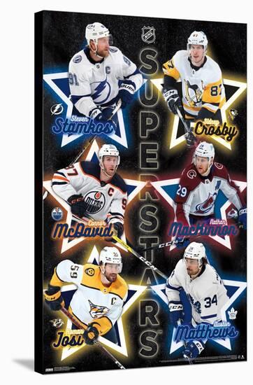 NHL League - Superstars 22-Trends International-Stretched Canvas