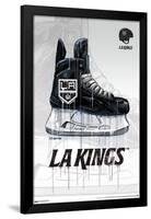 NHL Los Angeles Kings - Drip Skate 21-Trends International-Framed Poster