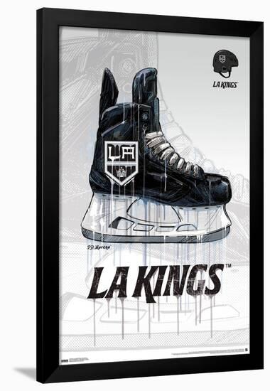 NHL Los Angeles Kings - Drip Skate 21-Trends International-Framed Poster