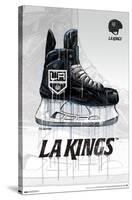 NHL Los Angeles Kings - Drip Skate 21-Trends International-Stretched Canvas