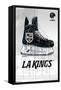 NHL Los Angeles Kings - Drip Skate 21-Trends International-Framed Stretched Canvas