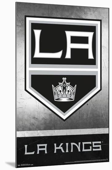 NHL Los Angeles Kings Logo 15-Trends International-Mounted Poster