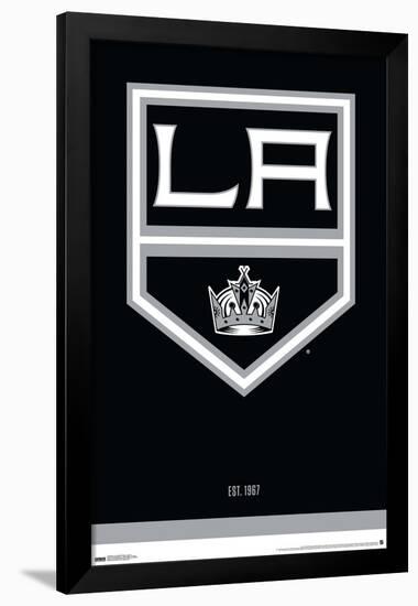 NHL Los Angeles Kings - Logo 21-Trends International-Framed Poster