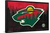 NHL Minnesota Wild - Logo 15-Trends International-Framed Poster