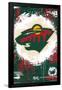 NHL Minnesota Wild - Maximalist Logo 23-Trends International-Framed Poster