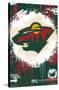 NHL Minnesota Wild - Maximalist Logo 23-Trends International-Stretched Canvas