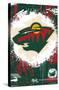 NHL Minnesota Wild - Maximalist Logo 23-Trends International-Stretched Canvas