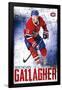 NHL Montreal Canadiens - Brendan Gallagher 18-Trends International-Framed Poster