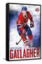 NHL Montreal Canadiens - Brendan Gallagher 18-Trends International-Framed Stretched Canvas