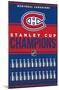 NHL Montreal Canadiens - Champions 23-Trends International-Mounted Poster