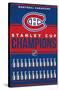 NHL Montreal Canadiens - Champions 23-Trends International-Stretched Canvas