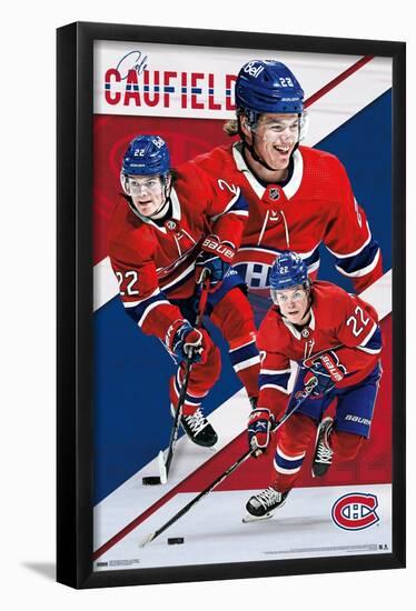 NHL Montreal Canadiens - Cole Caufield 22-Trends International-Framed Poster