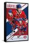 NHL Montreal Canadiens - Cole Caufield 22-Trends International-Framed Stretched Canvas