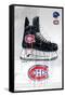 NHL Montreal Canadiens - Drip Skate 21-Trends International-Framed Stretched Canvas