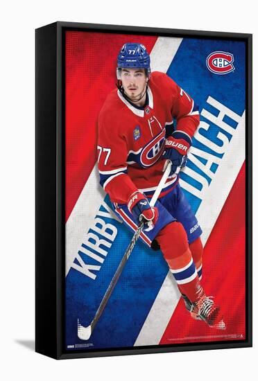 NHL Montreal Canadiens - Kirby Dach 23-Trends International-Framed Stretched Canvas