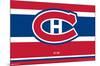 NHL Montreal Canadiens - Logo 21-Trends International-Mounted Poster