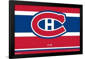 NHL Montreal Canadiens - Logo 21-Trends International-Framed Poster