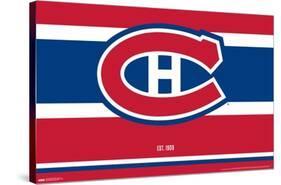 NHL Montreal Canadiens - Logo 21-Trends International-Stretched Canvas