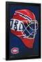 NHL Montreal Canadiens - Mask 16-Trends International-Framed Poster