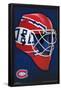 NHL Montreal Canadiens - Mask 16-Trends International-Framed Poster