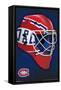 NHL Montreal Canadiens - Mask 16-Trends International-Framed Stretched Canvas