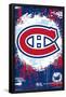 NHL Montreal Canadiens - Maximalist Logo 23-Trends International-Framed Poster