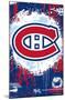 NHL Montreal Canadiens - Maximalist Logo 23-Trends International-Mounted Poster