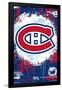 NHL Montreal Canadiens - Maximalist Logo 23-Trends International-Framed Poster