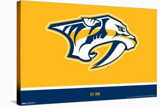 NHL Nashville Predators - Logo 21-Trends International-Stretched Canvas