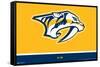 NHL Nashville Predators - Logo 21-Trends International-Framed Stretched Canvas