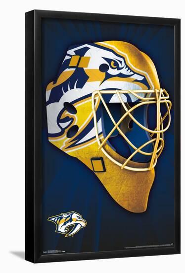 NHL Nashville Predators - Mask 16-Trends International-Framed Poster