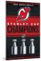 NHL New Jersey Devils - Champions 23-Trends International-Mounted Poster