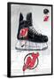 NHL New Jersey Devils - Drip Skate 21-Trends International-Framed Poster