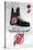 NHL New Jersey Devils - Drip Skate 21-Trends International-Stretched Canvas