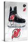 NHL New Jersey Devils - Drip Skate 21-Trends International-Stretched Canvas