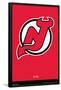 NHL New Jersey Devils - Logo 21-Trends International-Framed Poster