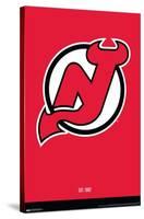 NHL New Jersey Devils - Logo 21-Trends International-Stretched Canvas