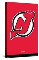 NHL New Jersey Devils - Logo 21-Trends International-Stretched Canvas