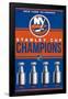 NHL New York Islanders - Champions 23-Trends International-Framed Poster