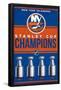 NHL New York Islanders - Champions 23-Trends International-Framed Poster